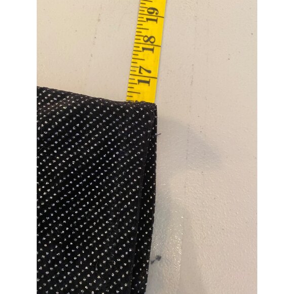 Windsor Black Glitter Spaghetti Strap Mini Dress Medium - Picture 11 of 11